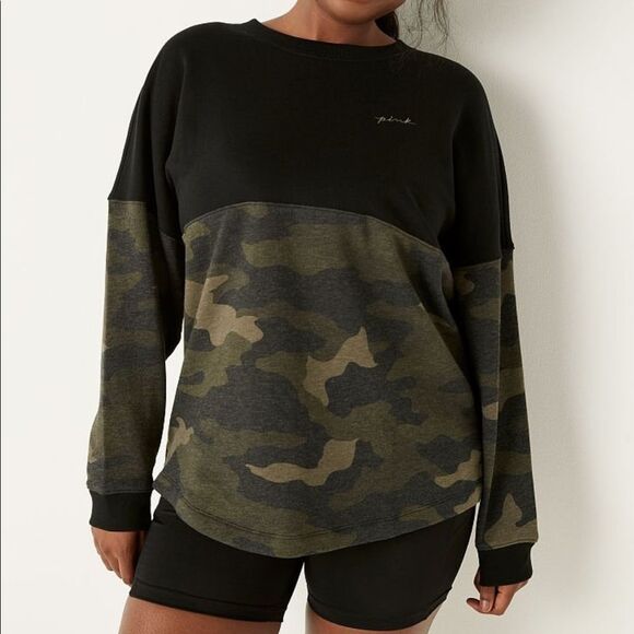 PINK By Victoria’s Secret 
VARSITY CREW SWEATSHIRT - Picture 3 of 6